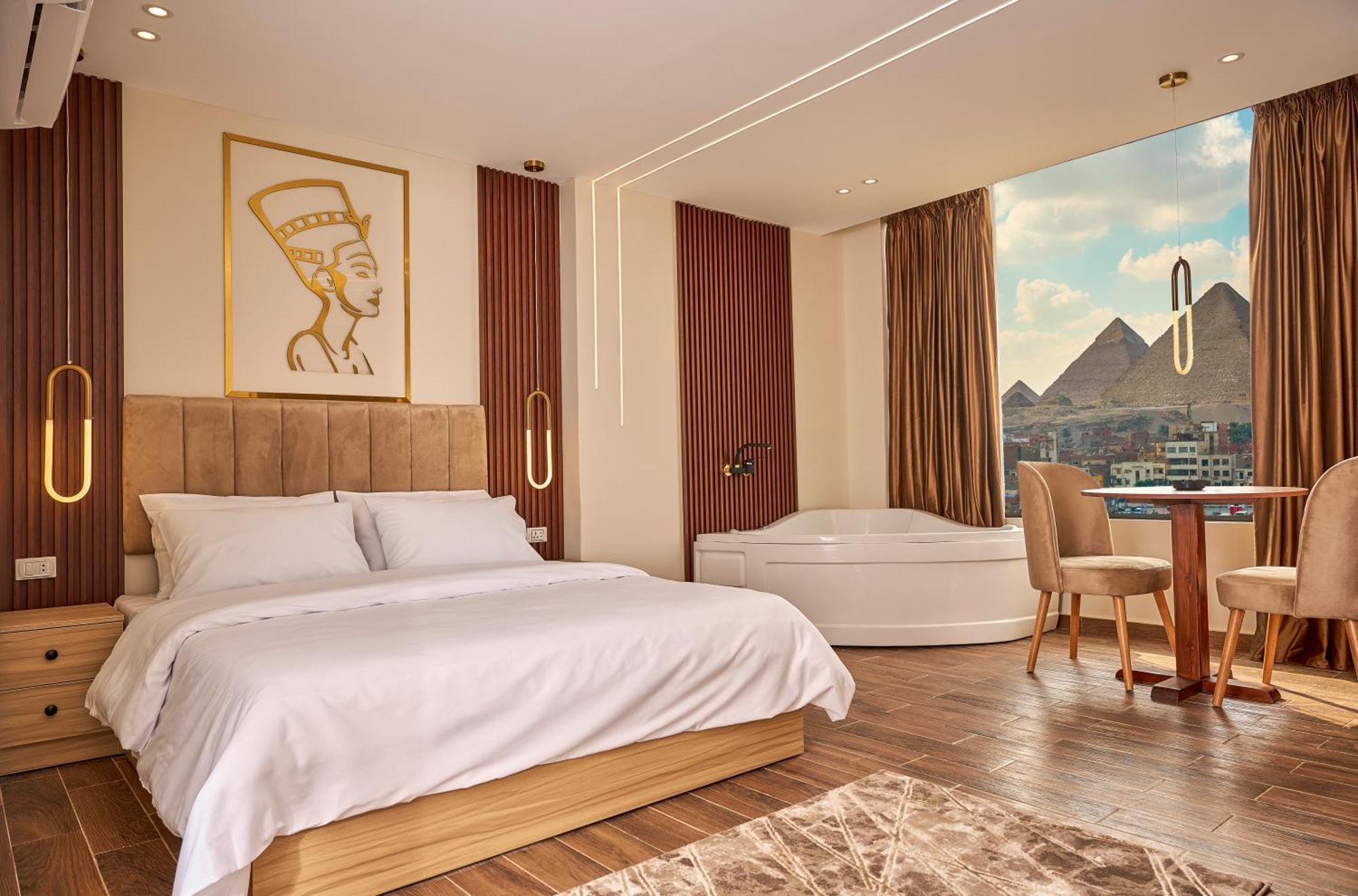 Hostel Rotana Pyramids View Nazlet el-Sîsi Exteriér fotografie