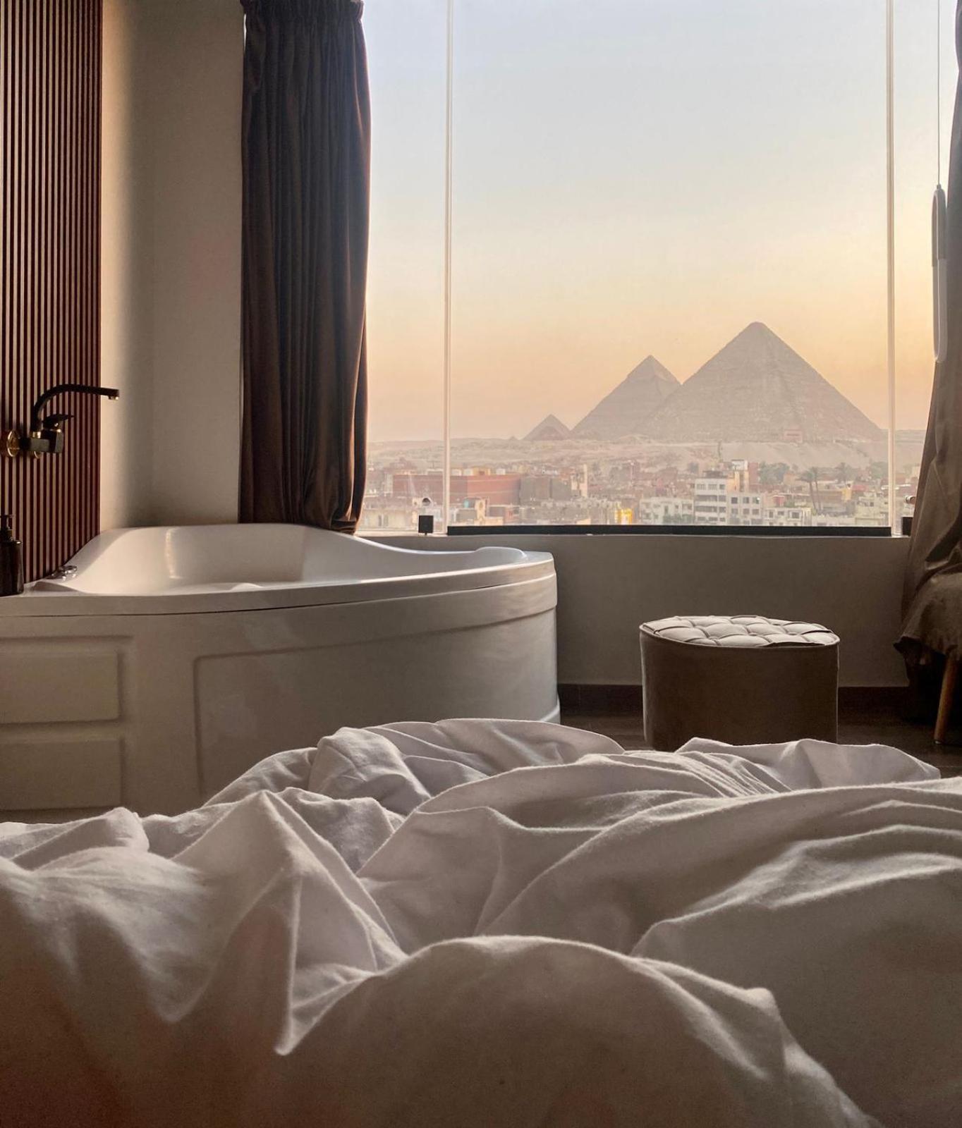 Hostel Rotana Pyramids View Nazlet el-Sîsi Exteriér fotografie
